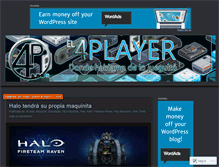 Tablet Screenshot of elcuartoplayer.com